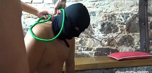  Torturing Her Slave with Hot Wax and Brutal Whipping!